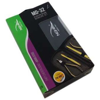 Bộ Dụng Cụ Làm Nail Nghĩa Beauty chính hiệu Mạ Vàng Cao Cấp MD32