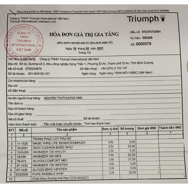 COMBO 03 Quần Lót Triumph Sloggi Comfort Midi - Hàng chính hãng 100%