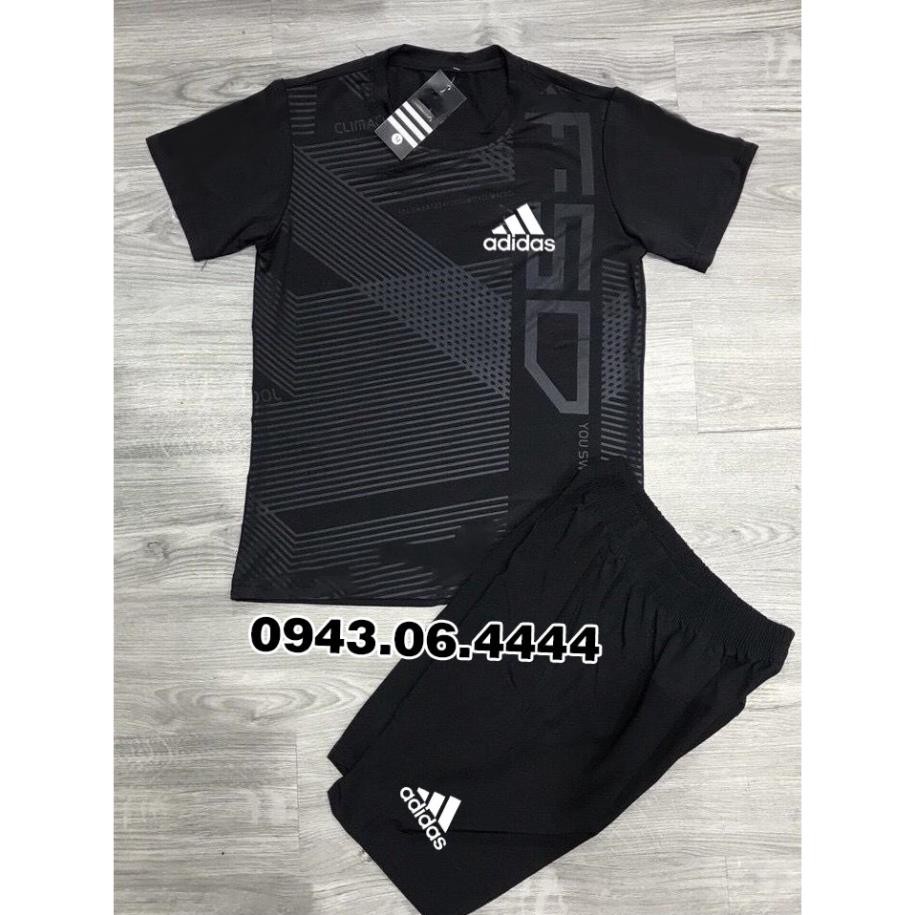 [Mã FAMAYMA2 giảm 10K đơn 50K] BỘ THỂ THAO NAM ADIDAS vân nổi 3D, BỘ QUẦN ÁO THỂ THAO NAM ADIDAS ་