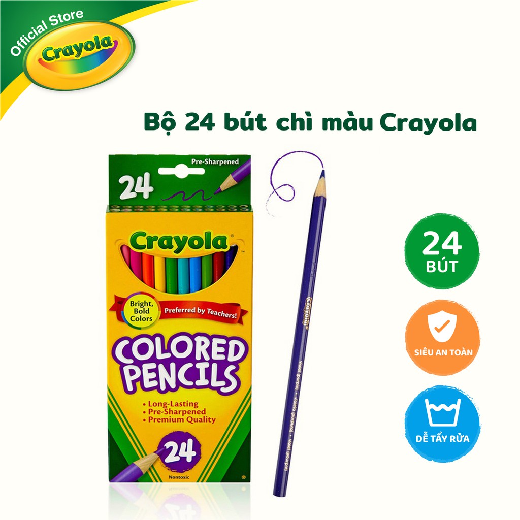Bộ bút chì 24 màu CRAYOLA 684024