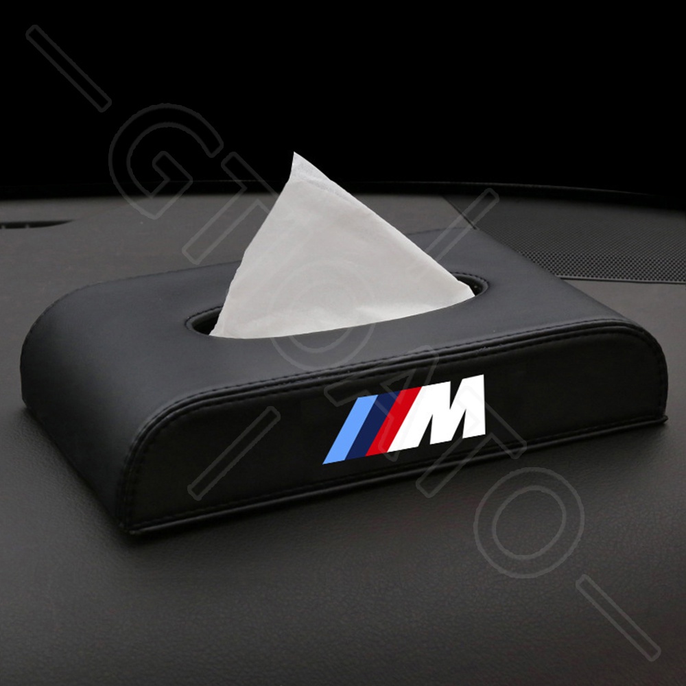 GTIOATO Cho Bmw M Hộp Đựng Khăn Giấy Ô Tô HộP ĐựNg GiấY ĂN TrêN Ô Tô HộP ĐựNg GiấY TrêN Xe Ô Tô Hộp Khăn Giấy Ô Tô HộP ĐựNg Đồ TrêN Ô Tô Trang Trí NộI ThấT Ô Tô Cho BMW X4 E46 E90 F30 F10 1 X2 8 118I 320i M4 E60 218i X5