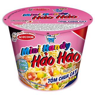 Thùng Mì Mini Handy Hảo Hảo Tôm Chua Cay (Thùng12 ly)