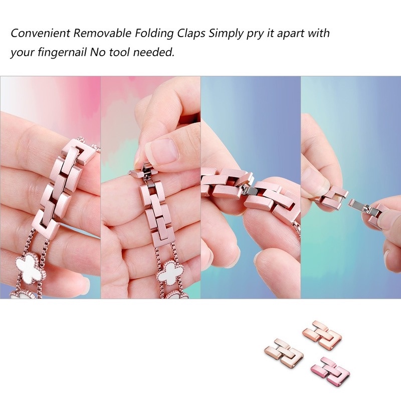 Dây Đồng Hồ Đeo Tay Bằng Thép Không Gỉ 2023 Dành Cho Apple Watch 7 Band 41Mm 40Mm 38Mm iwatch se 6 5 4 3 45Mm 44Mm 42Mm