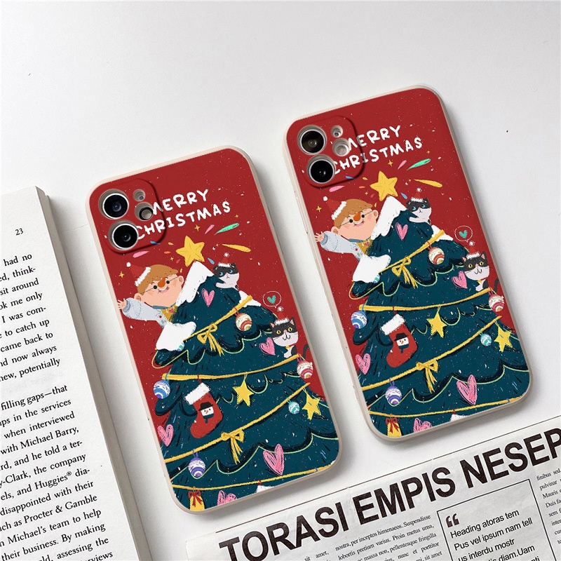 Ốp lưng iphone chàng trai bên cây thông noell từ  13promax 11 promax 12 pro max 6 6plus 7 plus 8 x xr xsmax