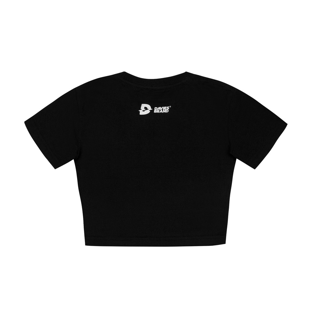 DAVIES - Áo croptop nữ màu đen - DAVIESISM Croptop-Black | BigBuy360 - bigbuy360.vn