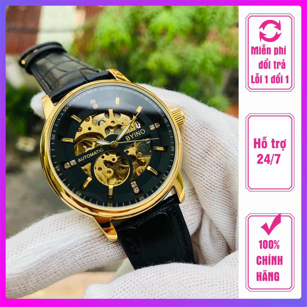 Đồng hồ cơ nam Tevise cơ tự động thiết kế lộ cơ 2 mặt nhìn máy cơ chuyển động cực đẹp mắt [ Đồng Hồ Cơ nam ] | BigBuy360 - bigbuy360.vn