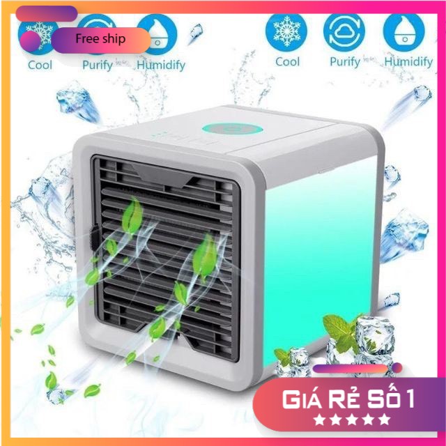 Quạt Điều Hòa Mini - Máy Điều Hòa Phun Sương Tạo Độ Ẩm - Siêu Mát
