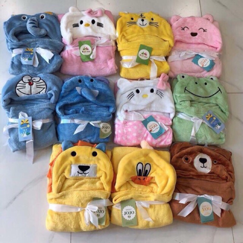 Chăn ủ hình thú siêu cute cho bé (ảnh chụp thật)