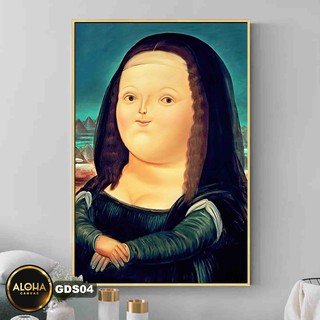 Tranh Treo Tường Chủ Đề Chân Dung Khung Gỗ Dễ Dàng Lắp Đặt Không Khoan Tường Tặng Đinh Treo