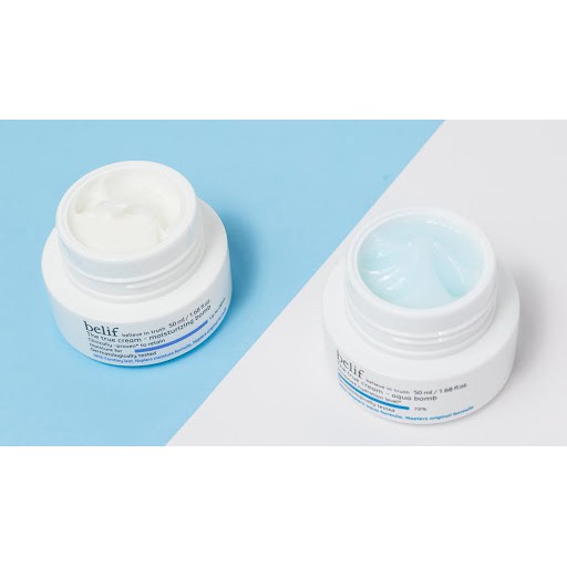 MBC Kem dưỡng ẩm Belif The true cream - aqua bomb 70%/ moisturizing bomb 26hr