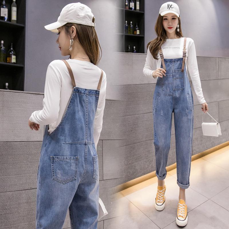 Quần Yếm Jeans Phong Cách Hàn Quốc Thời Trang Cho Nữ Size S-3Xl | BigBuy360 - bigbuy360.vn