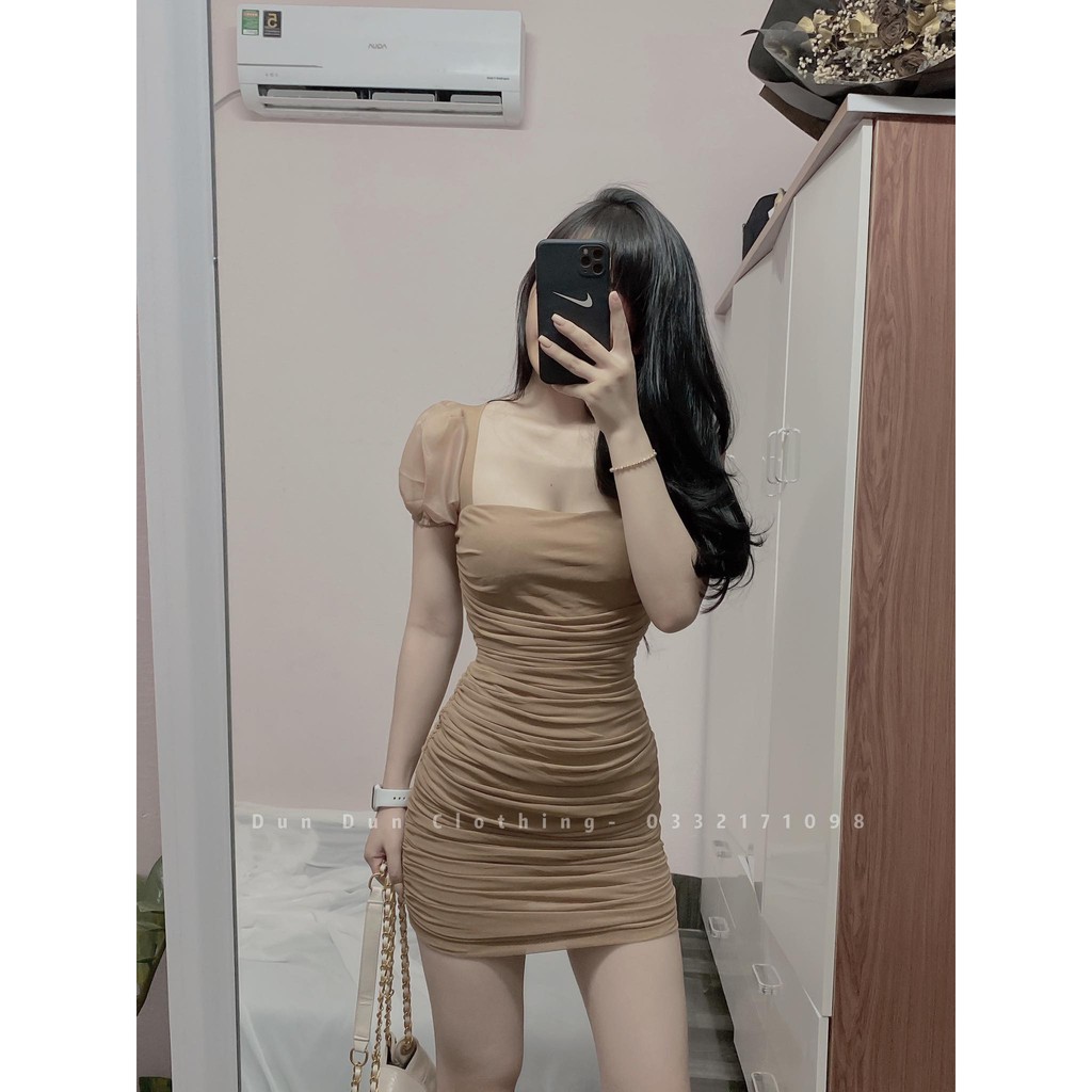 Váy lưới ôm body siêu tôn dáng