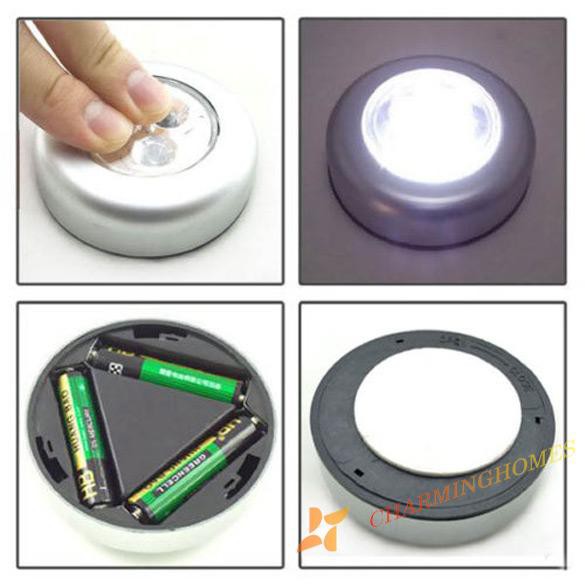 Đèn Led 3 Bóng Sử Dụng Pin Aaa