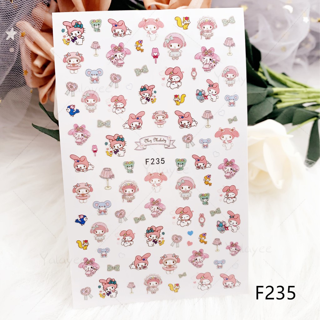 Miếng Dán Móng Tay Màu Sắc Siêu Mỏng Phong Cách Nhật Bản Độc Đáo