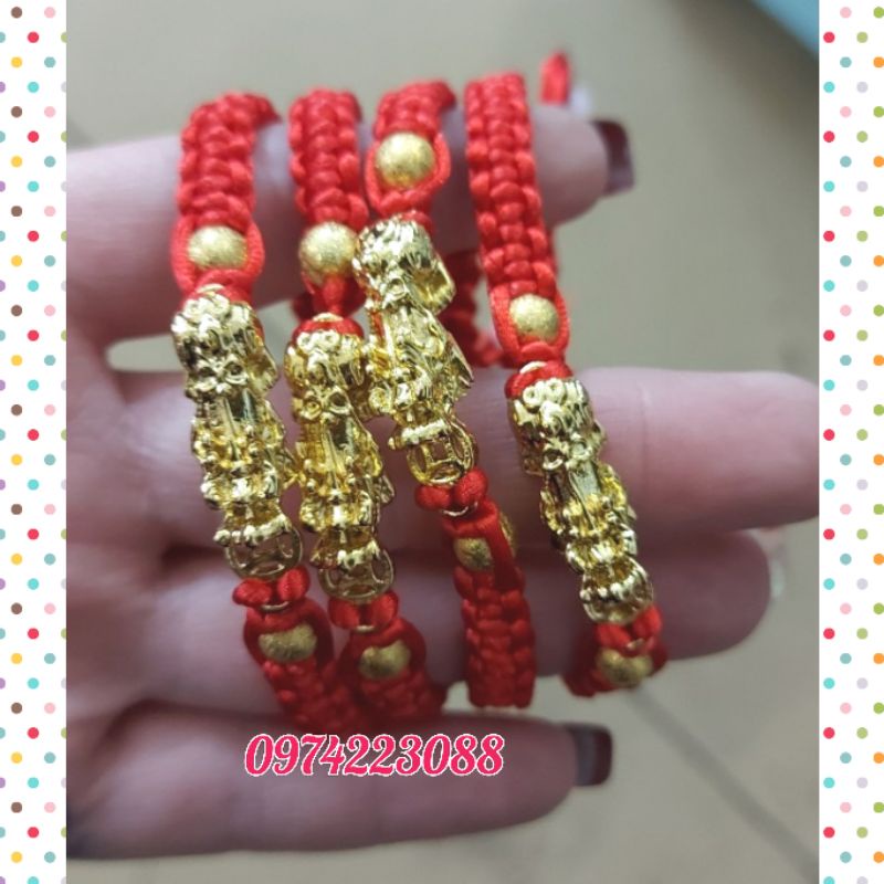 Vòng tay chỉ đỏ tỳ hưu
