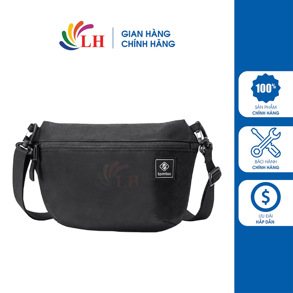 Túi bao tử Tomtoc Basic Accessory Unisex A01-006D01 - Hàng chính hãng - Kháng nước 600D Polyester, thiết kế năng động