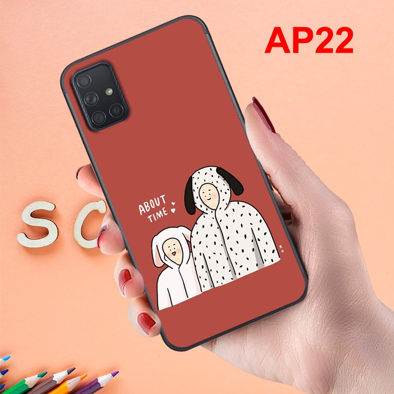 ỐP LƯNG SAMSUNG A31-SAMSUNG A51 -SAMSUNG A71 IN HÌNH CÔ-CẬU BÉ CUTE ĐÁNG YÊU