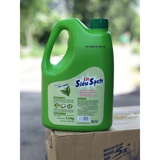 Nước rửa chén Lix trà xanh 1.5kg