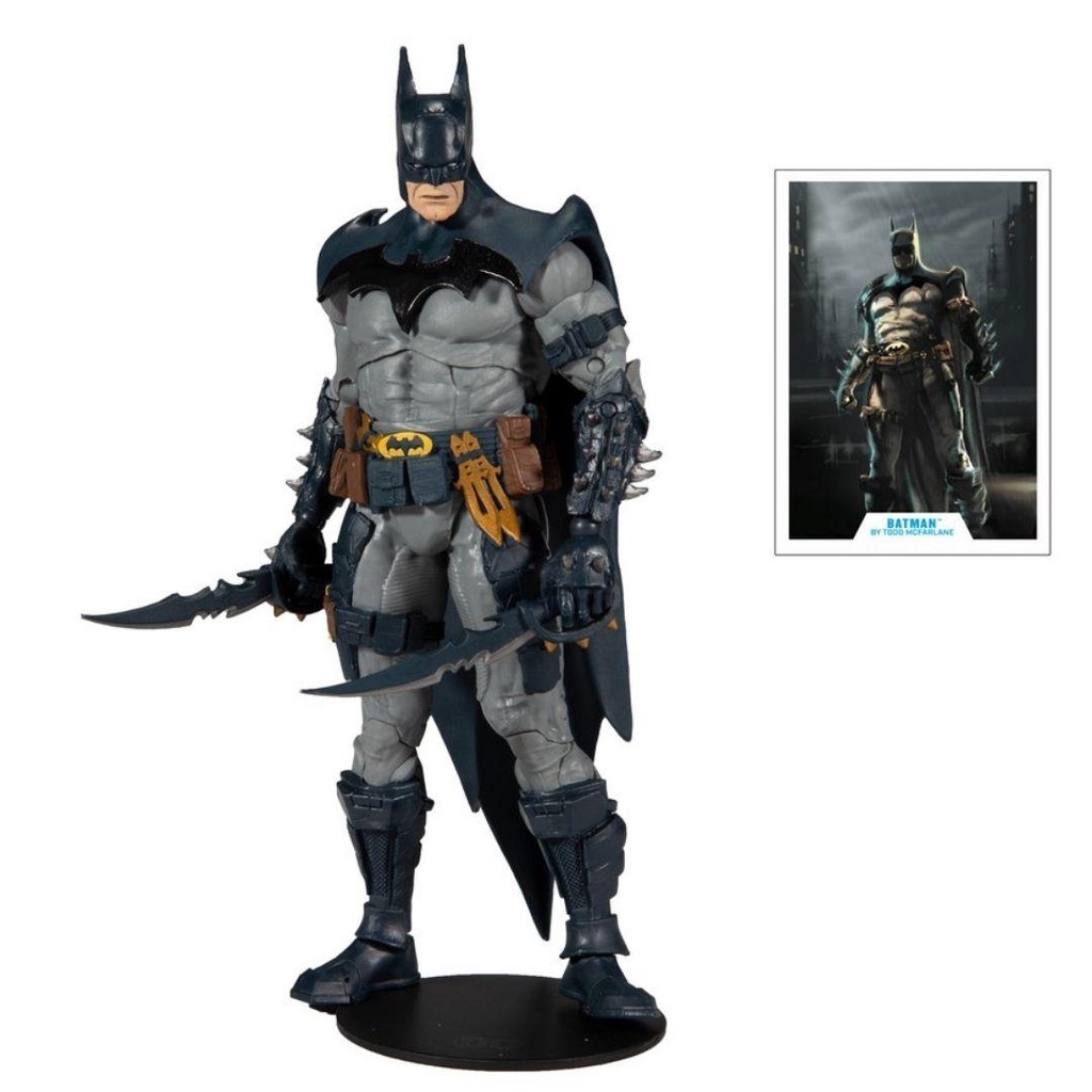 Mô hình DC Multiverse Batman 18cm Designed by Todd McFarlane McFarlane Mô hình có khớp Nhựa PVC Chính hãng Mỹ DCMF46