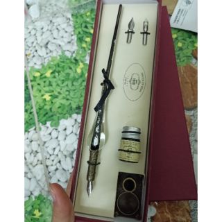 Set quản thẳng thủy tinh viết calligraphy kèm ngòi