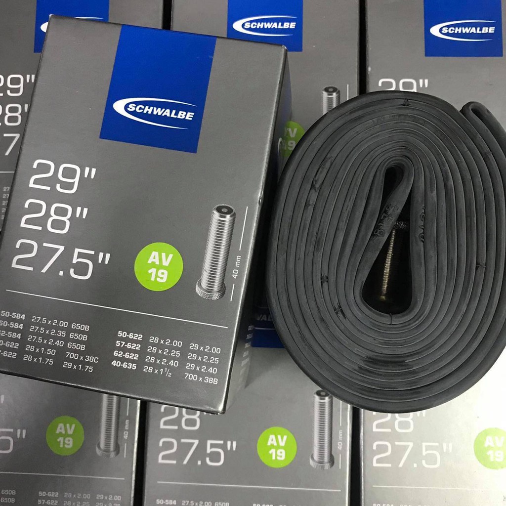 Ruột/săm xe đạp Schwalbe 27.5/28/29 size 27.5/28/29 x 2.0/2.4 van AV-FV