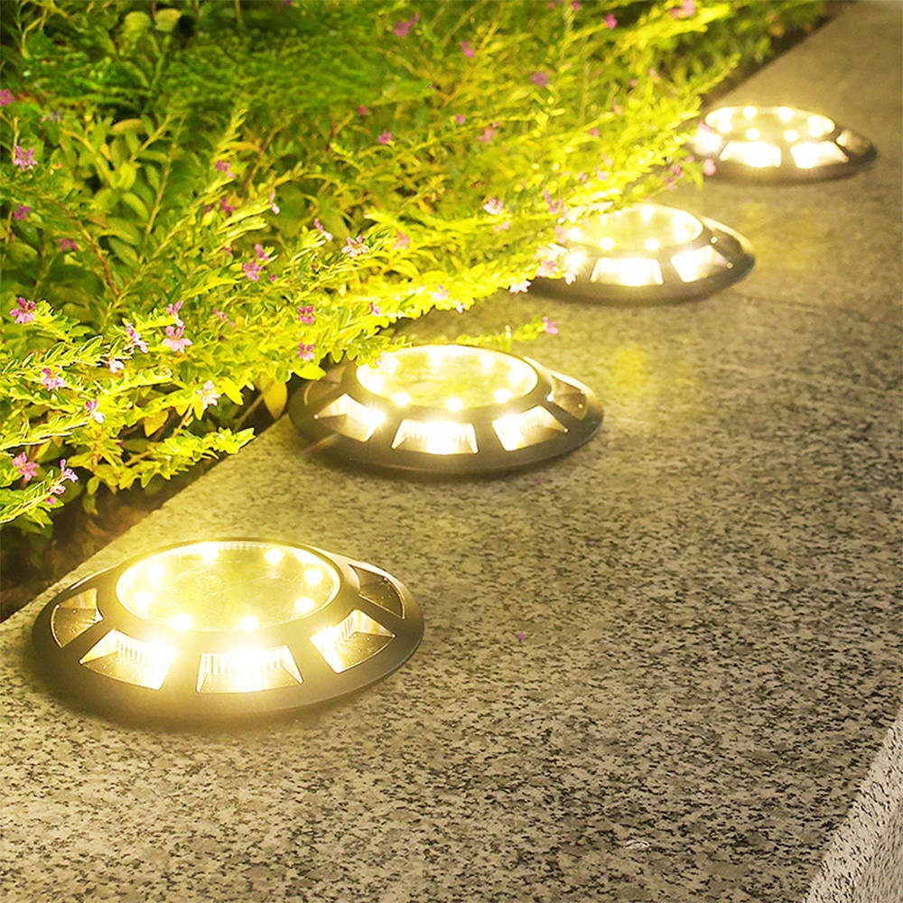 Đèn Led 16 Bóng IP65 Chống Thấm Nước Sử Dụng Năng Lượng Mặt Trời Dùng Trang Trí Lối Đi Sân Vườn