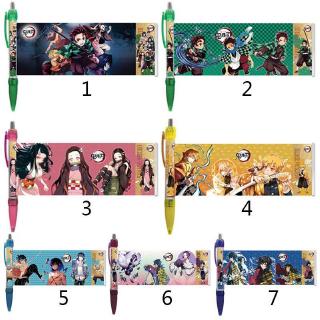 Bút bi vui vẻ kute Demon Slayer Kimetsu No Yaiba Tanjirou Nezuko Kochou Shinobu Agatsuma Zenitsu Bút bi sáng tạo Bút gel dễ thương Bút chữ ký Trường Văn phòng phẩm