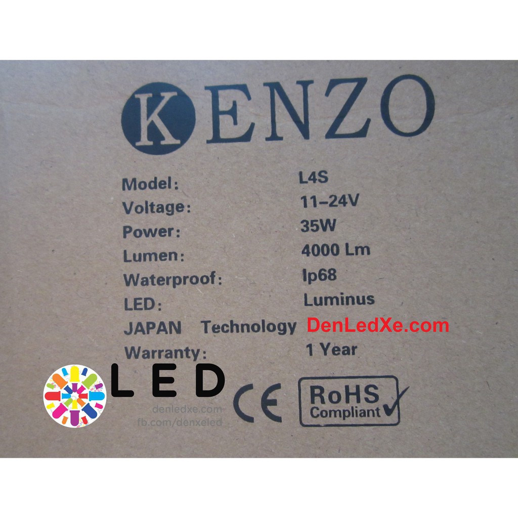 L4S Kenzo - Đèn Led Trợ Sáng Hàng Chính Hãng