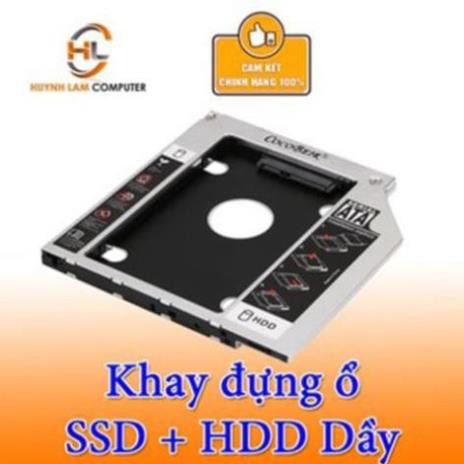 Caddy Bay SATA 3.0 12.7mm Dày gắn thêm ổ cứng cho Laptop