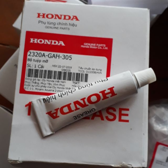 Bộ tuýp mỡ chịu nhiệt chính hãng honda.....