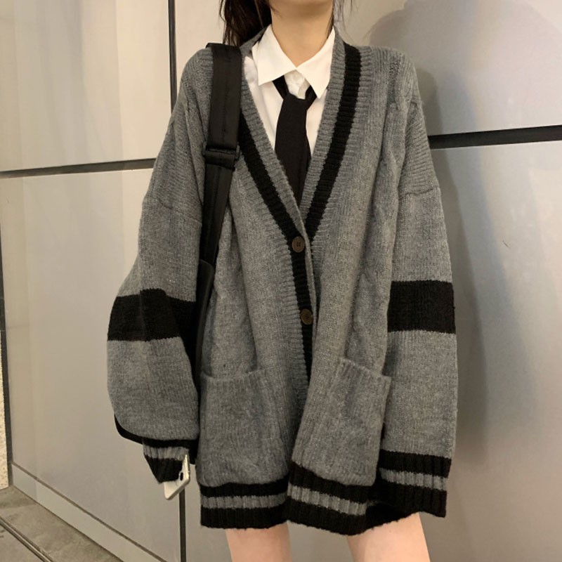 khoác Cardigan kiểu dáng học sinh phong cách hàn quốc Order #007 | BigBuy360 - bigbuy360.vn