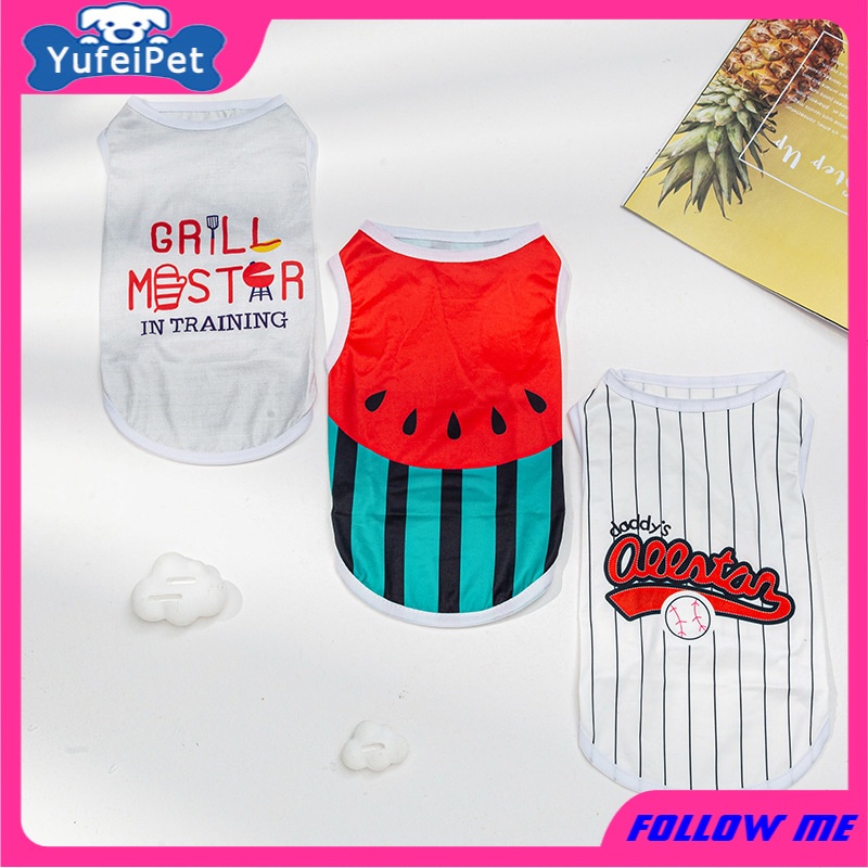 Áo Vest HọA TiếT HoạT HìNh Dễ Thương Cho Thú Cưng