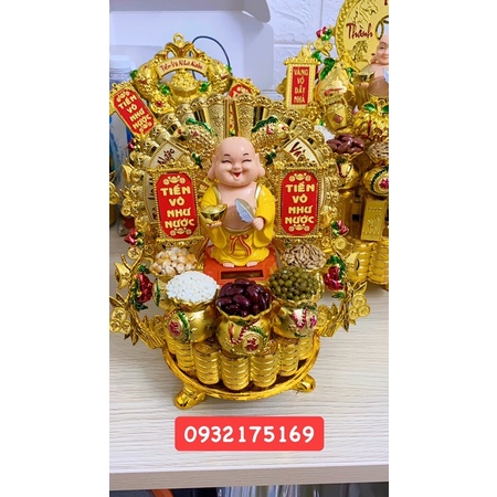 Tháp vàng ngũ đậu ông Di Lặc mẫu mới chiêu tài lộc