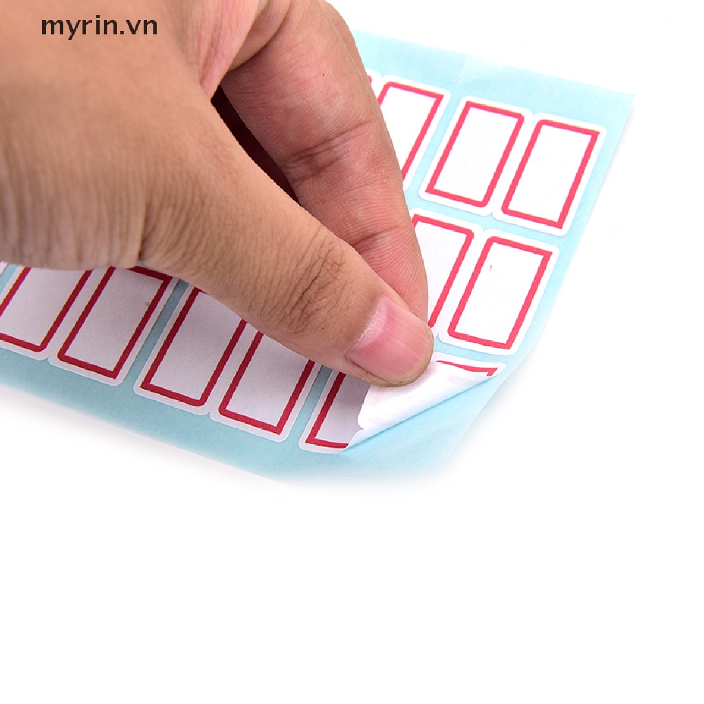1 Gói Nhãn Dán Ghi Chú Màu Trắng Tự Dính Tiện Dụng