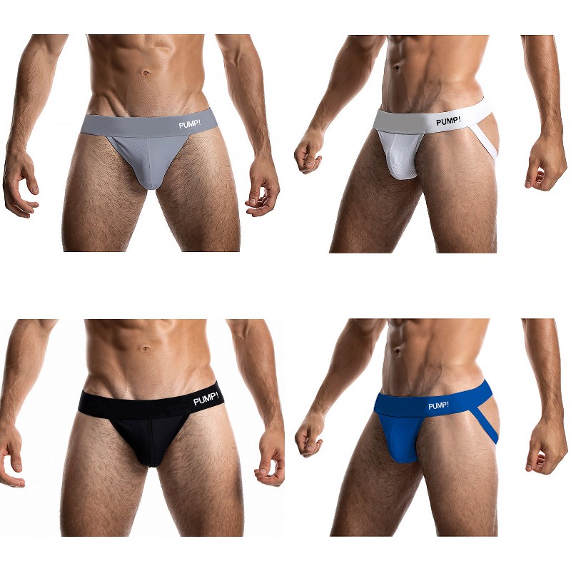 PUMP Đồ lót nam Sexy Thấp eo Jockstrap G-String Thongs