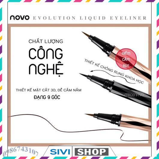 Bút kẻ mắt nước Novo kim cương