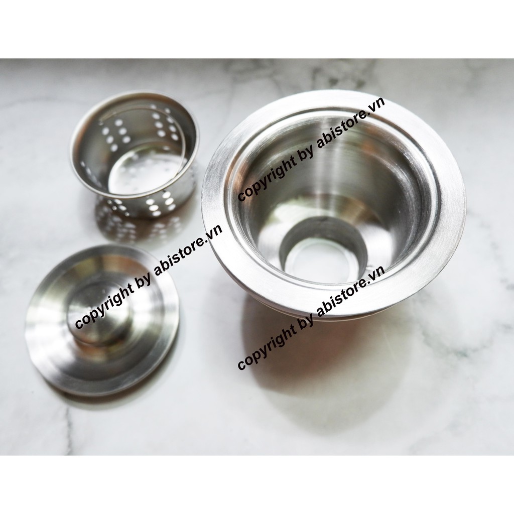 XI PHÔNG ỐNG XẢ CHẬU RỬA BÁT 1 HỐ BẦU INOX