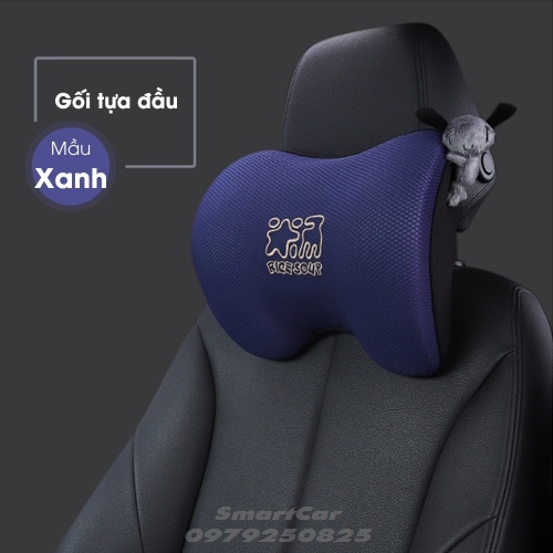Gối tựa đầu tựa lưng cao su non cao cấp - Nhập khẩu chính hãng icaroom | smart_car.vn