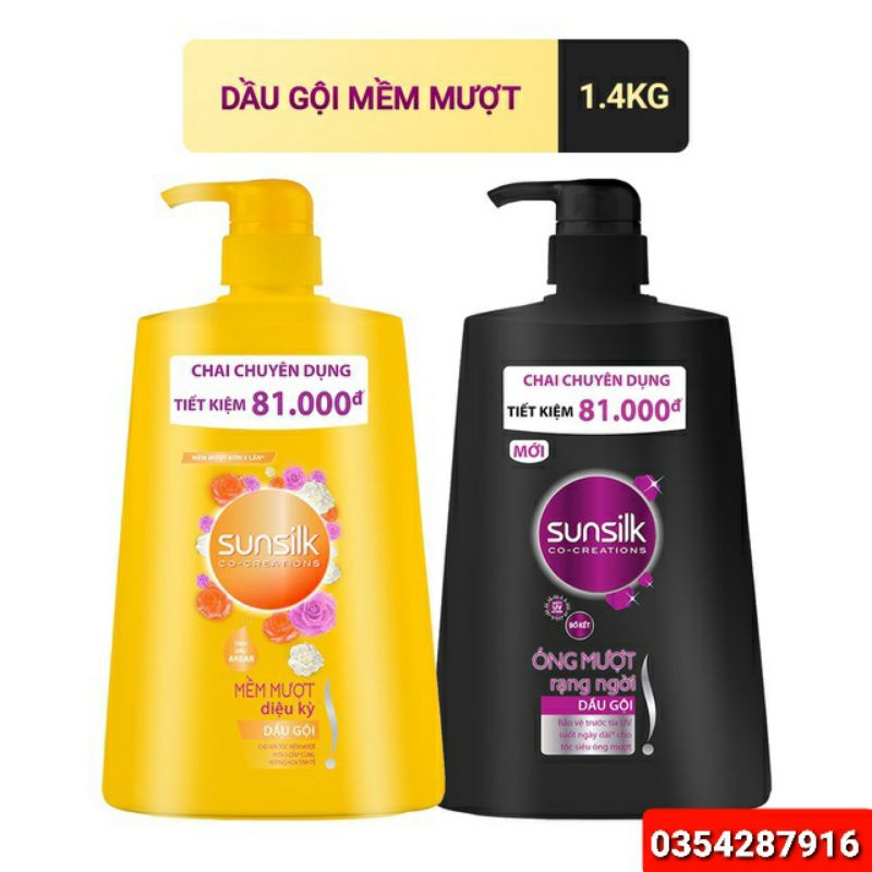 Dầu gội SUNSILK 1,4kg.
