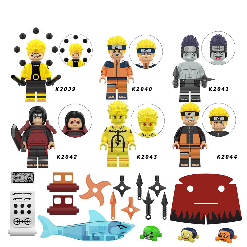 Khối xếp hình play đồ chơi nhân vật narutoes Senju Hashirama Kdl806