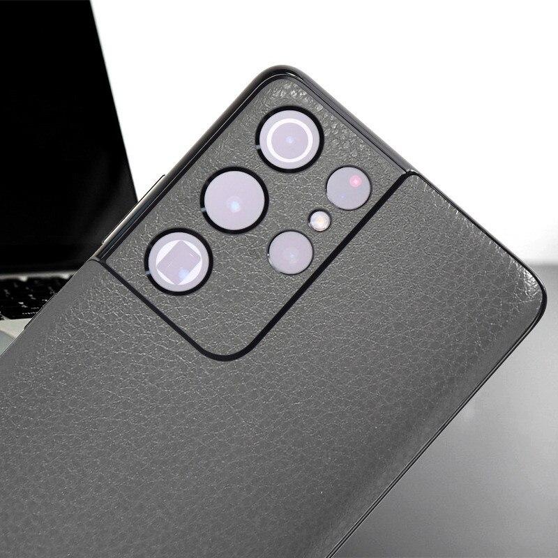 Miếng Dán Giả Da Nhám Bảo Vệ Chống In Dấu Vân Tay Cho Điện Thoại Samsung Galaxy S23 Plus Ultra