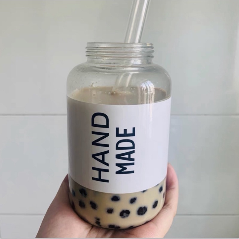 Hũ Thuỷ Tinh Tròn Miệng Rộng Nắp Nhôm Bạc 500ml