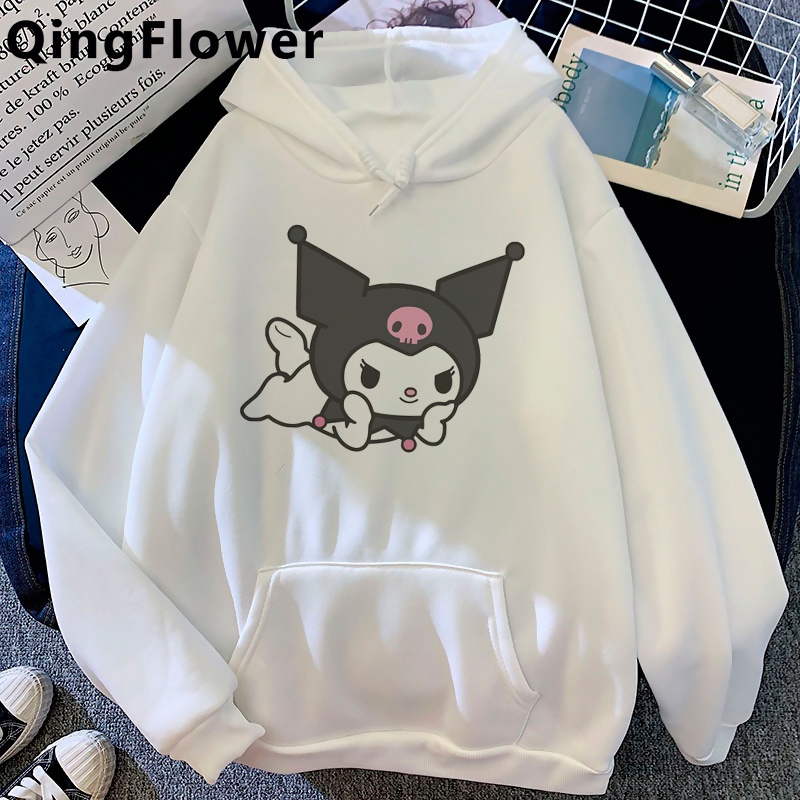 Kuromi Áo Hoodie Thời Trang Đường Phố Cá Tính Cho Nữ 2022