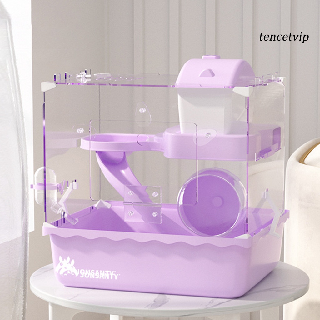Lồng Nuôi Chuột Hamster Bằng Nhựa Trong Suốt Giữ Ấm Mùa Đông