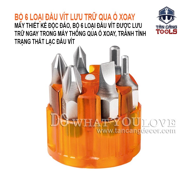 Máy Vặn Vít Đa Năng Dùng Pin 4V Worx WX255