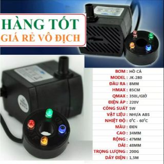 TRỢ GIÁ SHIP 99K Máy bơm nước chìm cho bê cá cảnh
