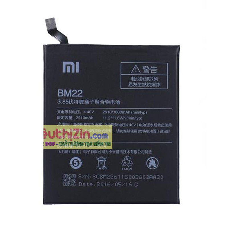 Pin điện thoại xiaomi mi5 BM22 chính hãng