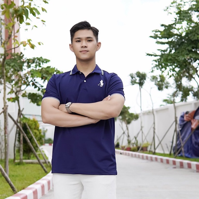 Áo thun nam polo trơn Marc Simple big size 3xl 90kg thoải mái, vải CVC cao cấp ngắn tay đơn giản và sang trọng