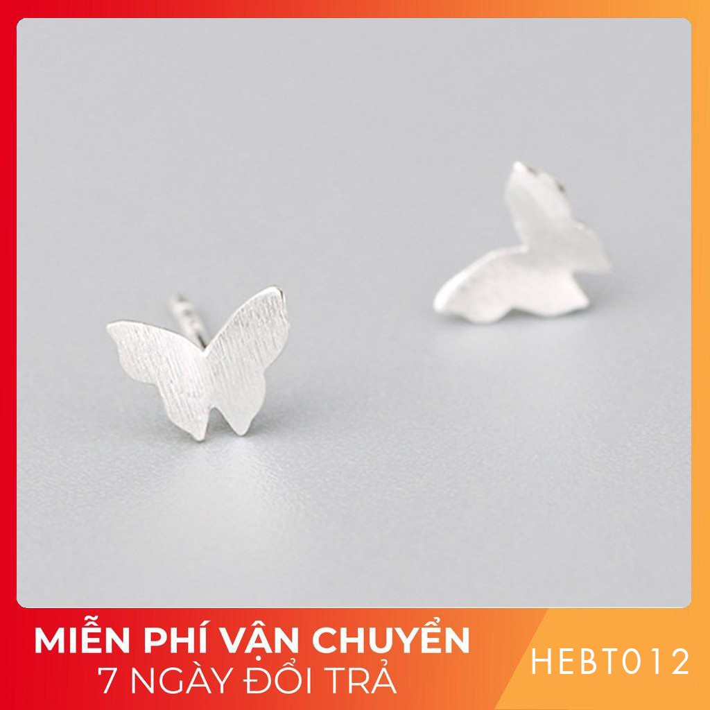 Bông hoa tai nữ bạc s925 cao cấp HEBT012 BH trọn đời [Hải Én Jewellry - trang sức vàng bạc đá quý cao cấp]