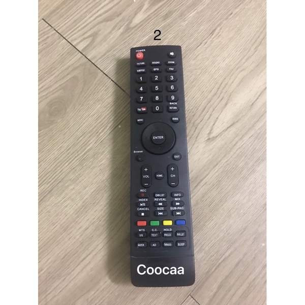 Remote điều khiển tivi led Coocaa Smart (mẫu 2)